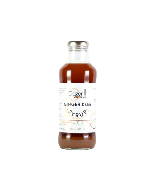 16oz Ginger Beer Syrup Bozorth Beverages 0919